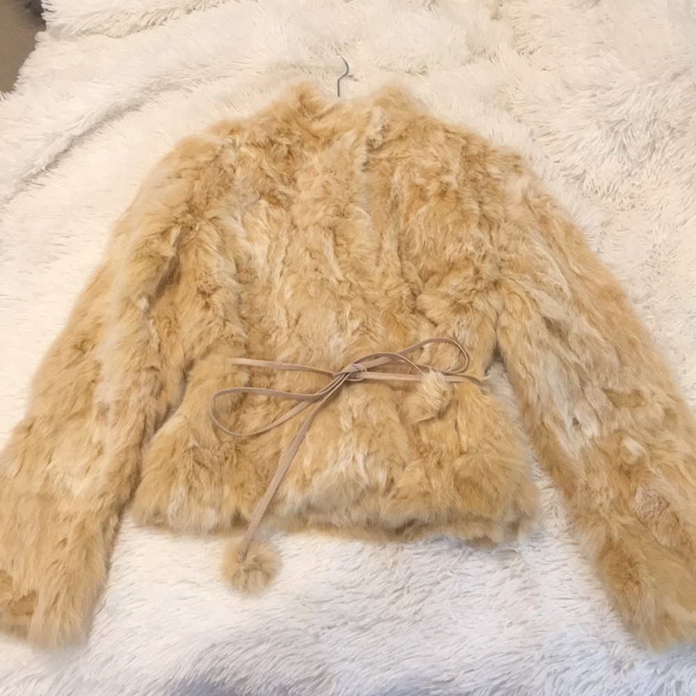 NWOT Wilson Leather Fur jacket 🧥